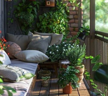 🌸 ۱۰ ایده الهام‌بخش برای طراحی بالکن و فضای سبز در آپارتمان‌های شهری